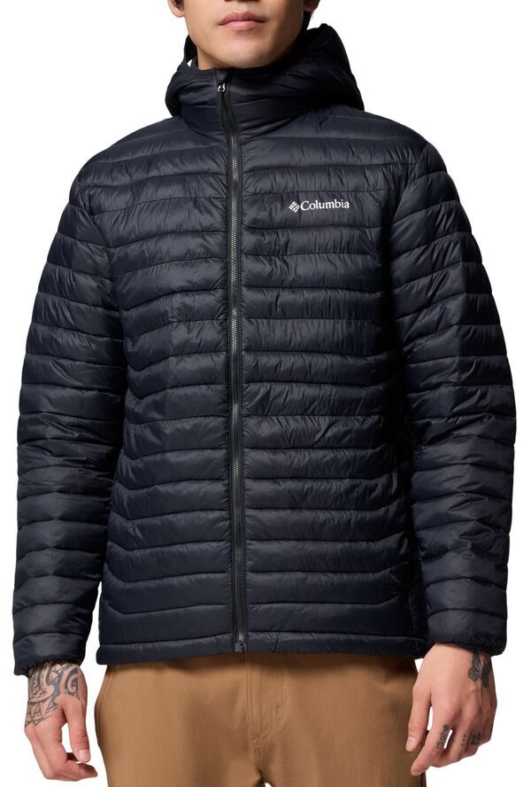 コロンビア メンズ アウター ジャケット・ブルゾン フーデッドジャケット Columbia Mens Powder Pass Hooded Jacket Black ブラック セール撥水 中綿 Columbia／キッズ パフェクトフーデッド ジャケット