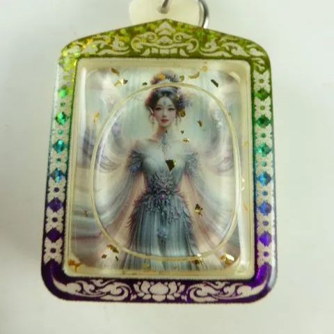 タイ呪物 呪符 ジンジョークカオハン 九尾の狐 プラクルアンネックレス