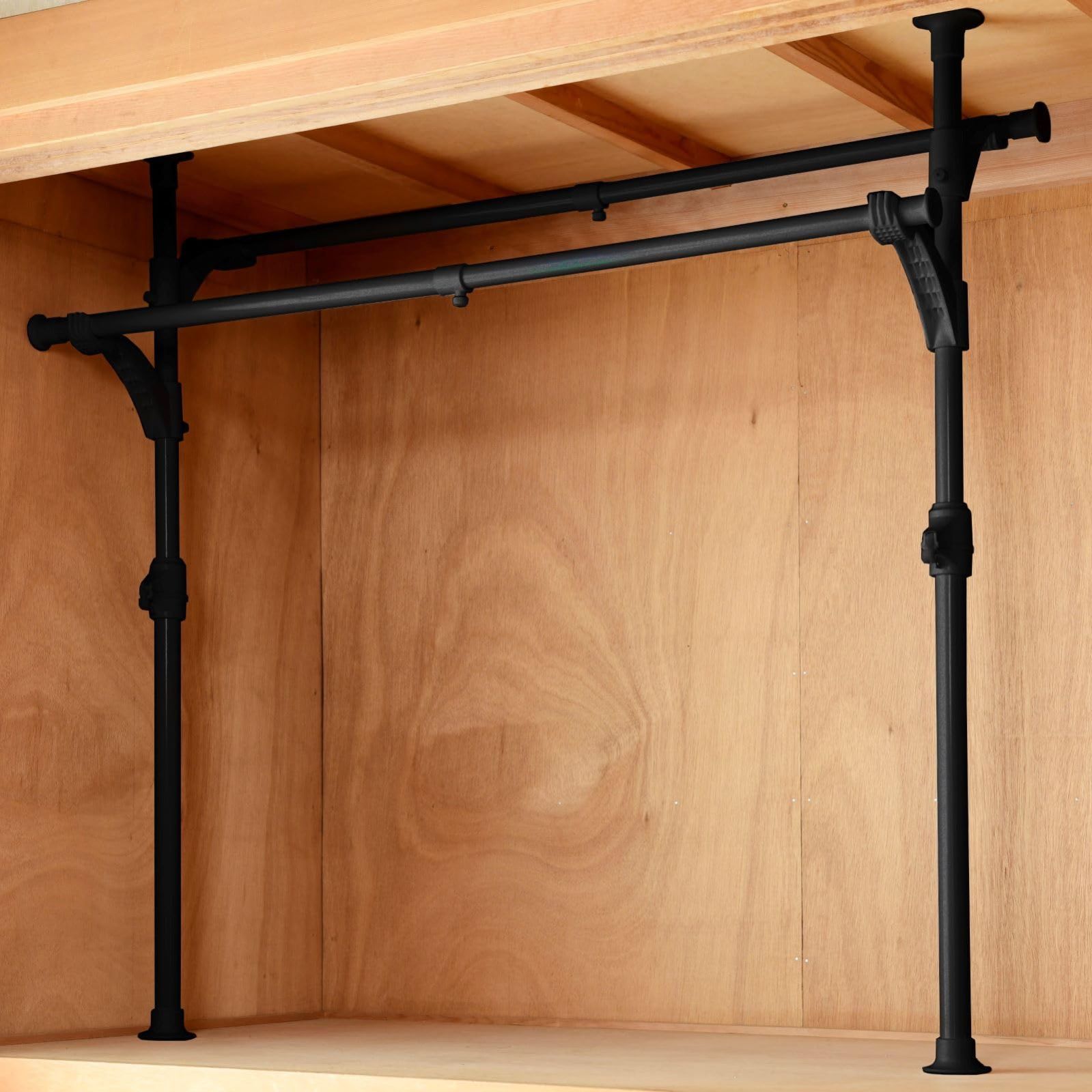 数量限定】山善(YAMAZEN) 押し入れ ハンガーラック 【全体耐荷重60