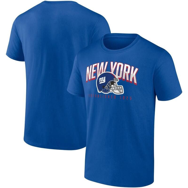 アンブランデッド メンズ トップス Tシャツ Unbranded Mens Fanatics Branded Royal New York Giants TShirt Gia Blue ブルー