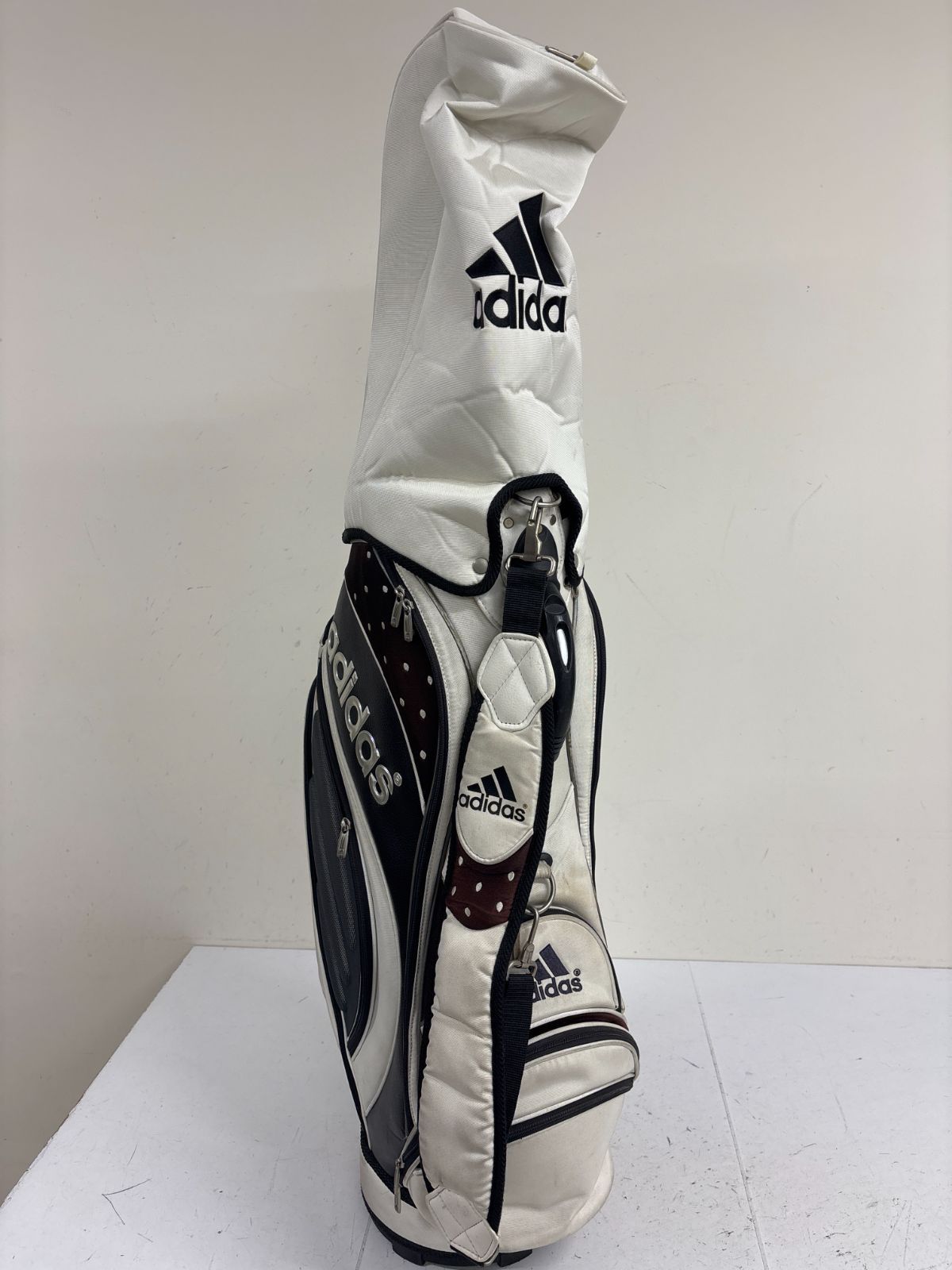 送料無料 アディダス adidas キャディバッグ ゴルフバッグ 5分割