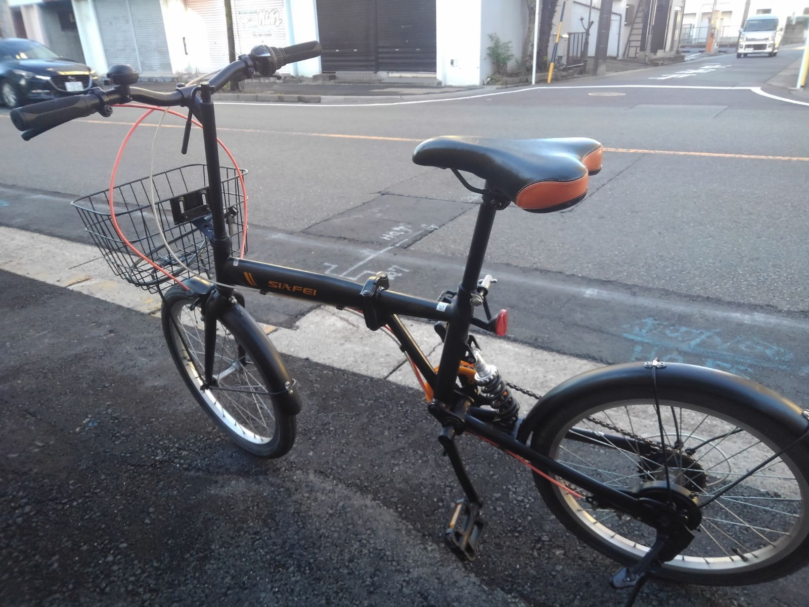 引き取り限定！(名古屋市昭和区) 中古自転車3992 折り畳み自転車
