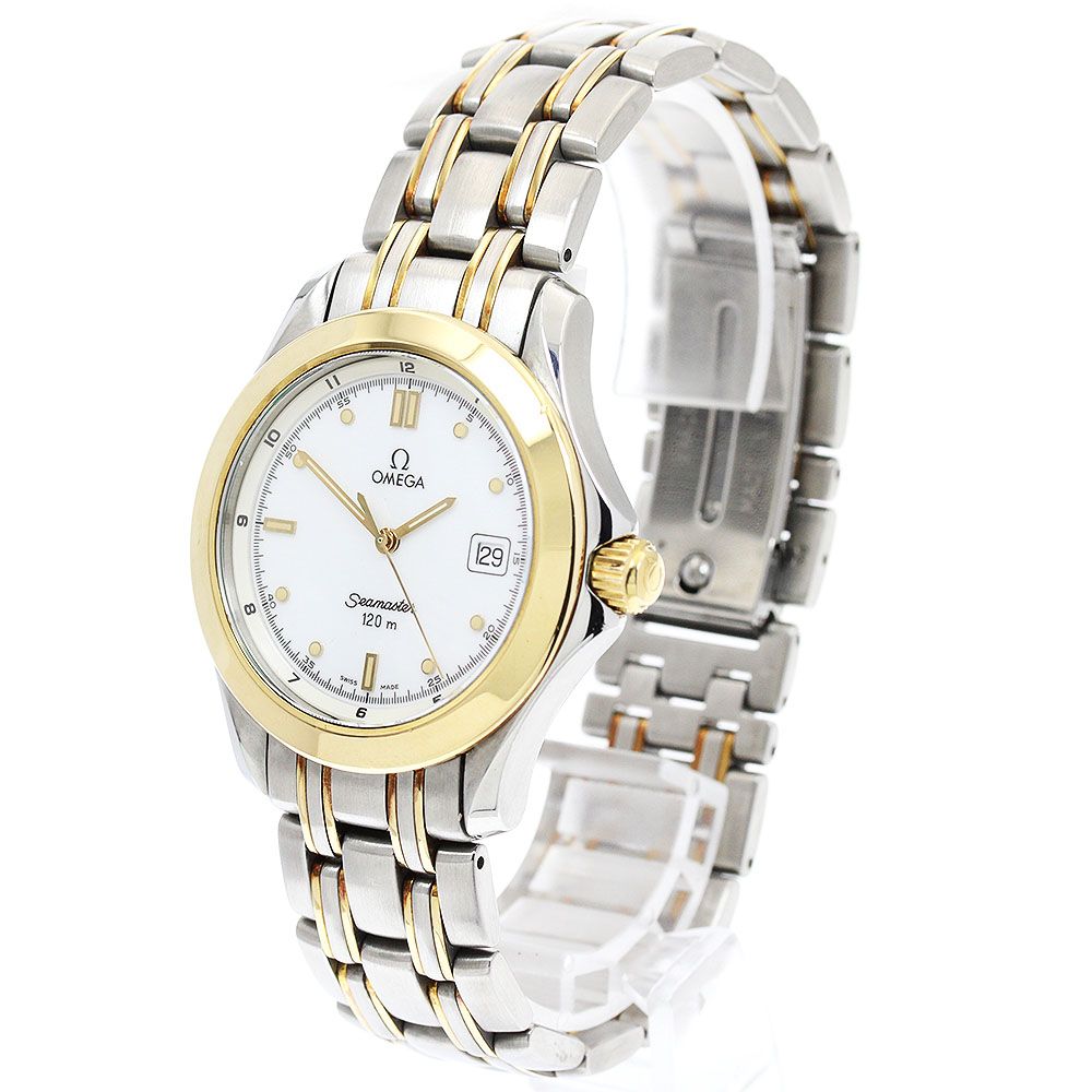 オメガ OMEGA 2311.20 シーマスター120 YGコンビ デイト クォーツ