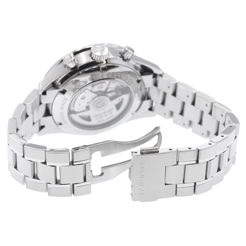  タグホイヤー TAG HEUER CV2014-2 カレラ クロノグラフ デイト 自動巻き メンズ _941123 チェック柄 自動巻き時計 腕時計(アナログ)