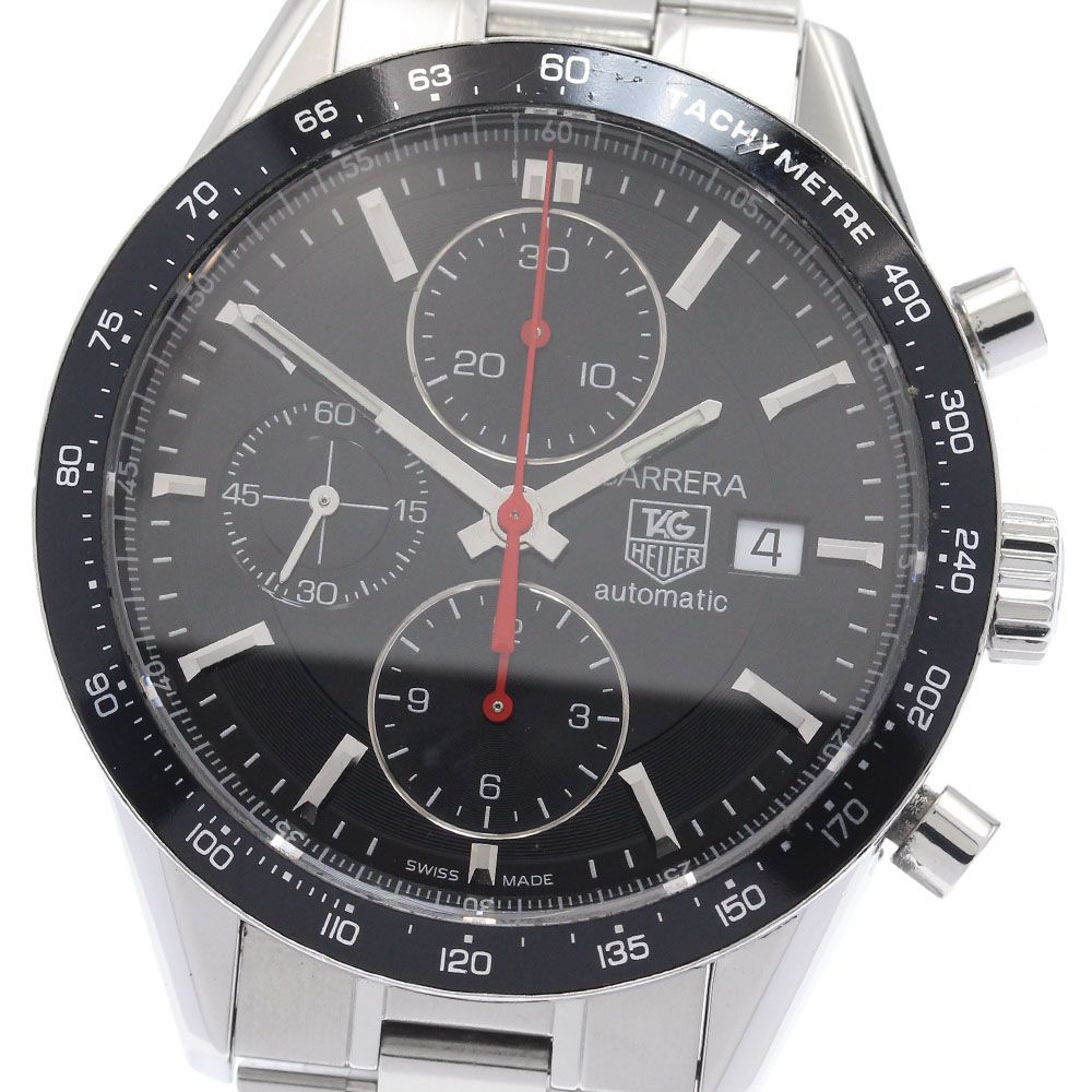 タグホイヤー TAG HEUER CV2014-2 カレラ クロノグラフ デイト 自動巻き メンズ _941123