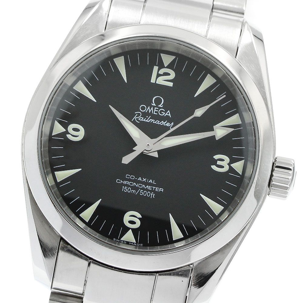 オメガ OMEGA 2504.52 シーマスター アクアテラ レイルマスター 自動巻き ボーイズ _945757