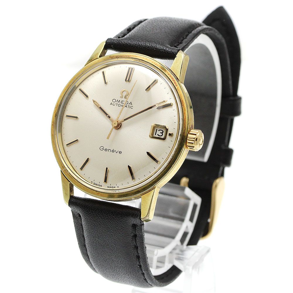 オメガ ジュネーブ Cal.565 自動巻き時計 金色 R☆稼働品☆OMEGA