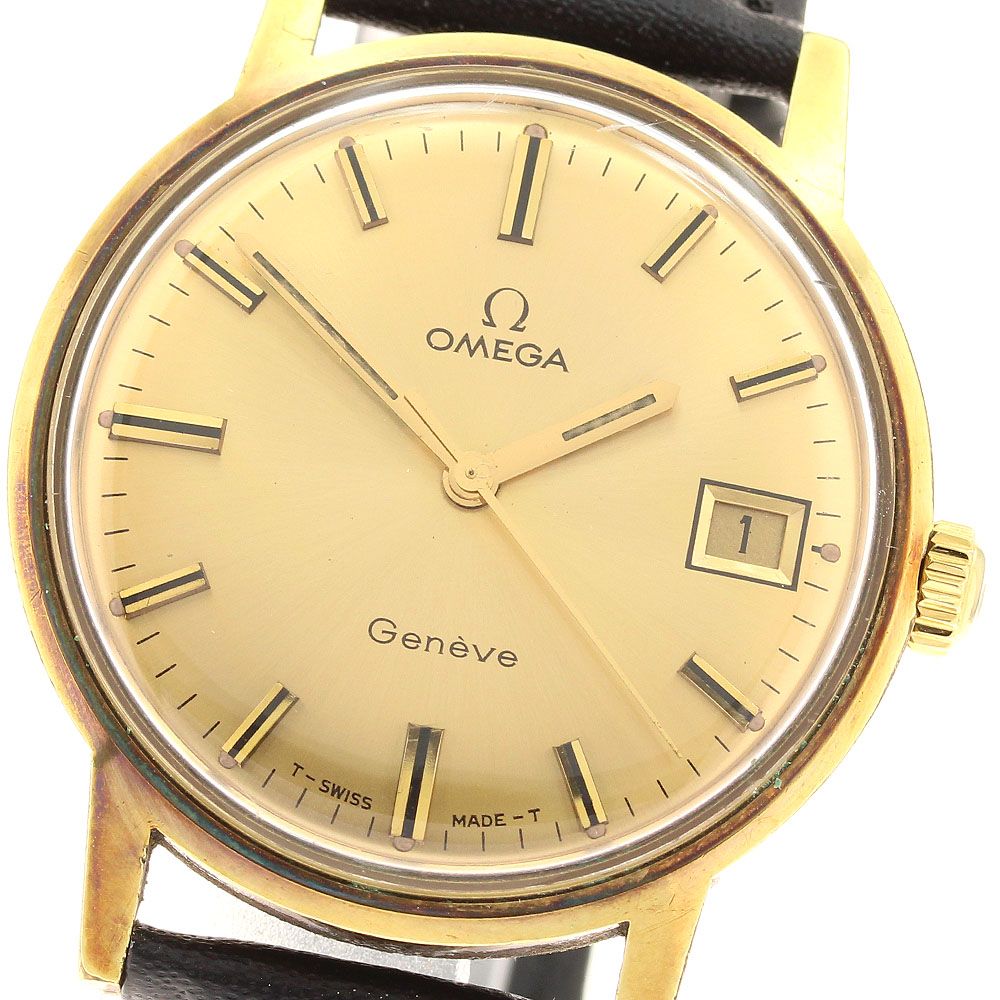 オメガ OMEGA 136.070 ジュネーブ デイト Cal.613 手巻き メンズ