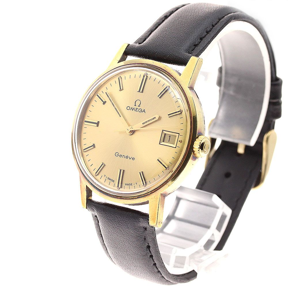 オメガ OMEGA 136.070 ジュネーブ デイト Cal.613 手巻き メンズ