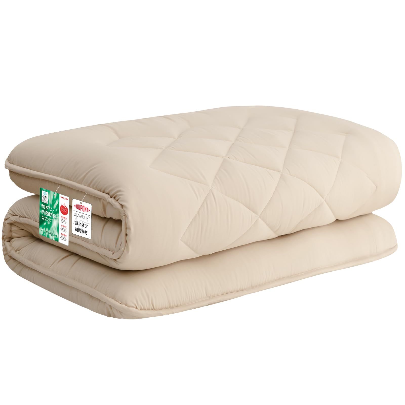 ◇敷き布団 極厚10cm 五層構造 シングル 【TEIJIN マイティトップ中綿