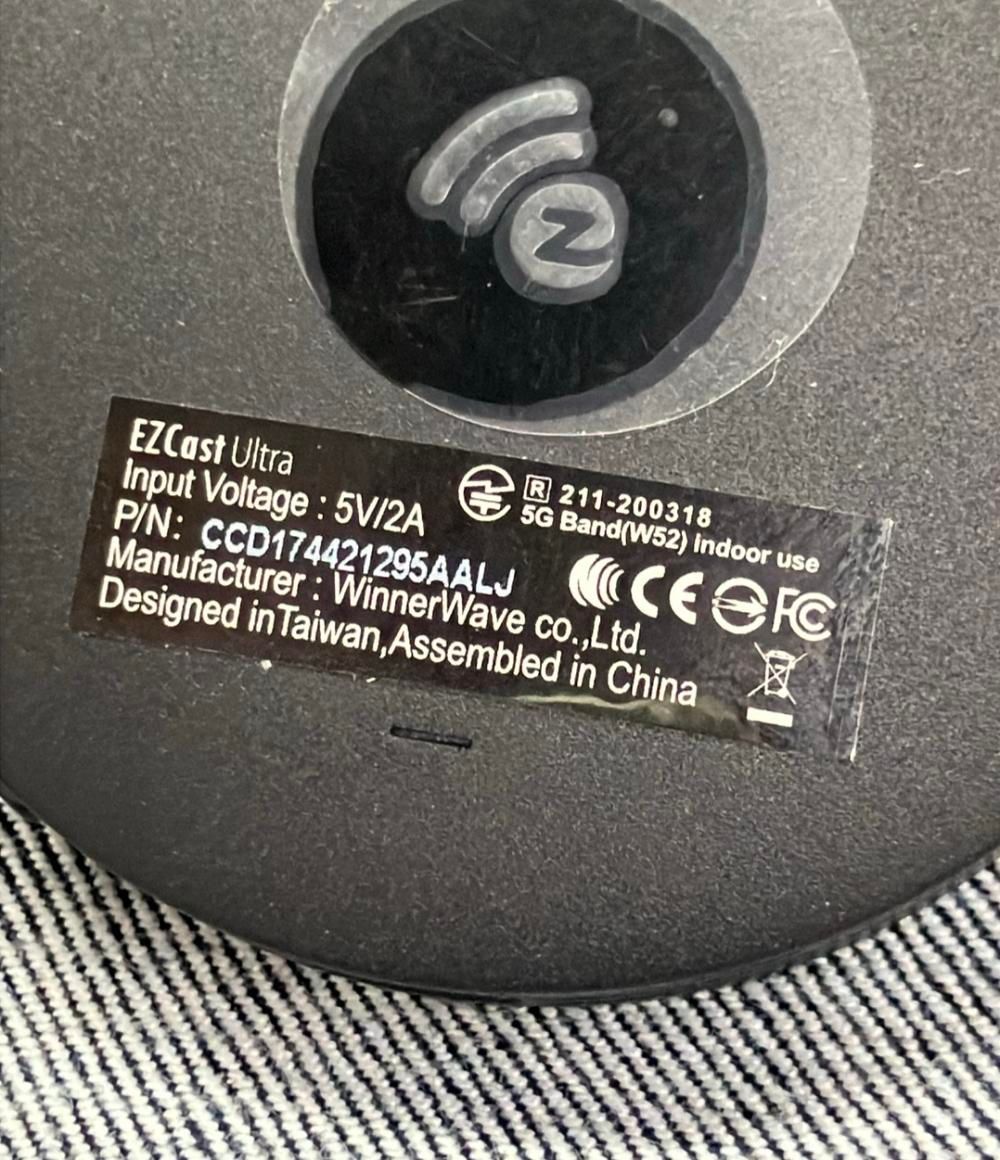 エー・リンク PC周辺機器 EZ Cast Ultra U1 4K HDR ワイヤレス