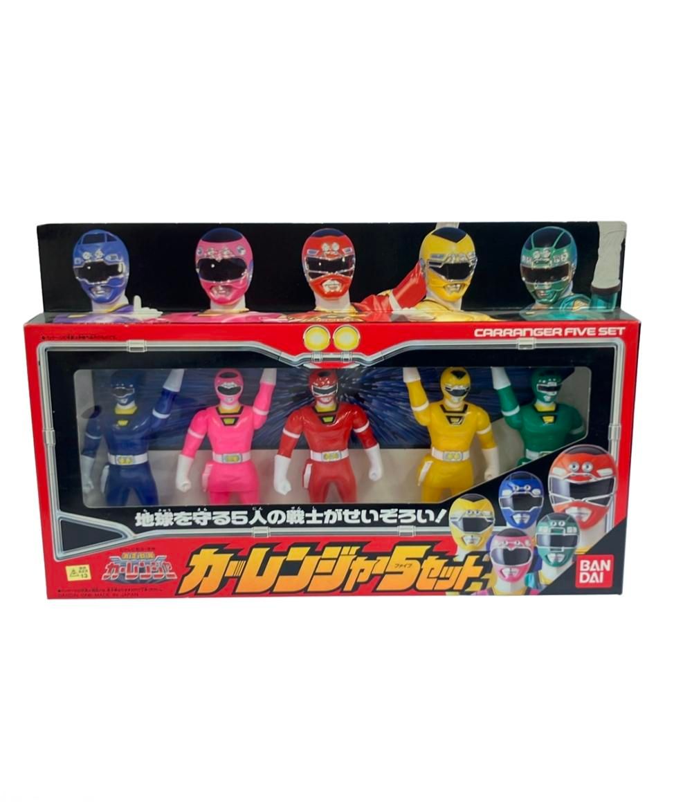 バンダイ 激走戦隊カーレンジャー カーレンジャー5セット フィギュア