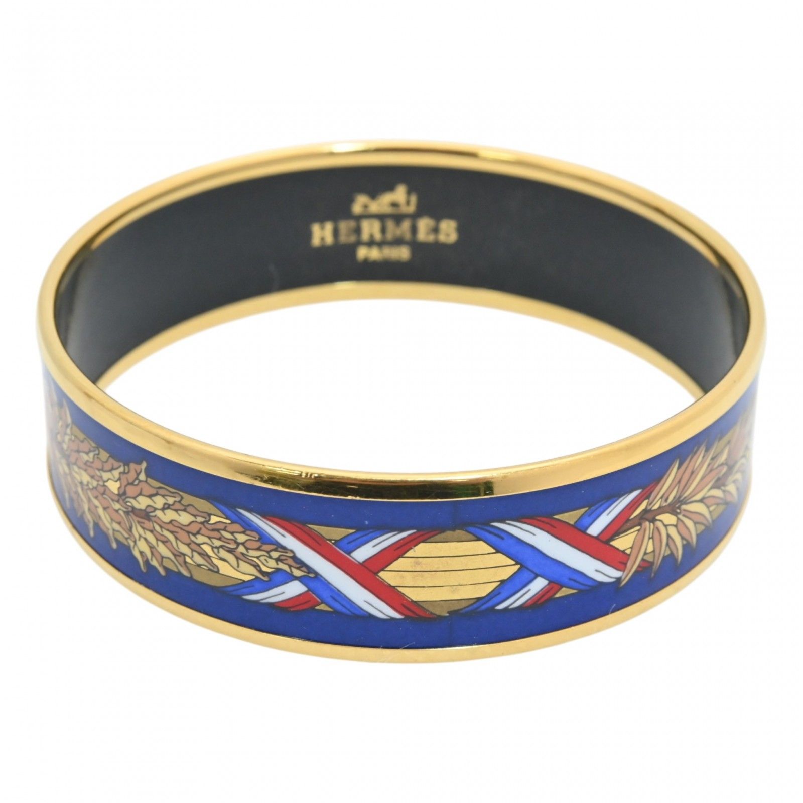 エルメス エマイユGM バングル 七宝焼き ブレスレット Aランク