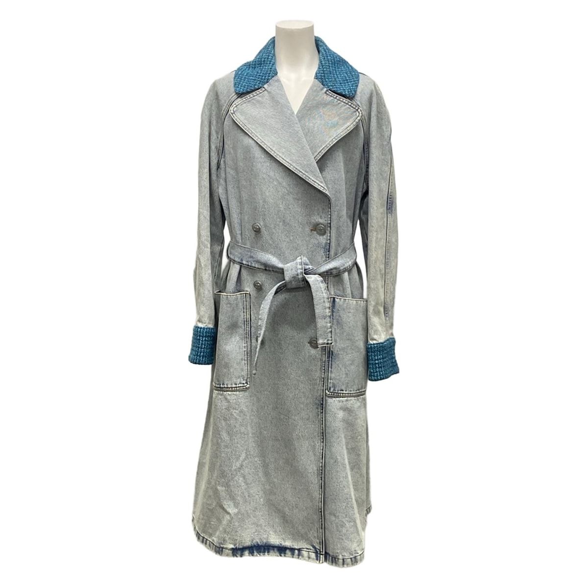 CHANEL(シャネル) コート サイズ34 S レディース P72344 ライトブルー