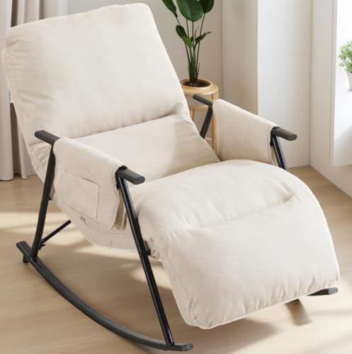 オーエスジェイ(OSJ) ロッキングチェア リラックスチェア 背もたれ6