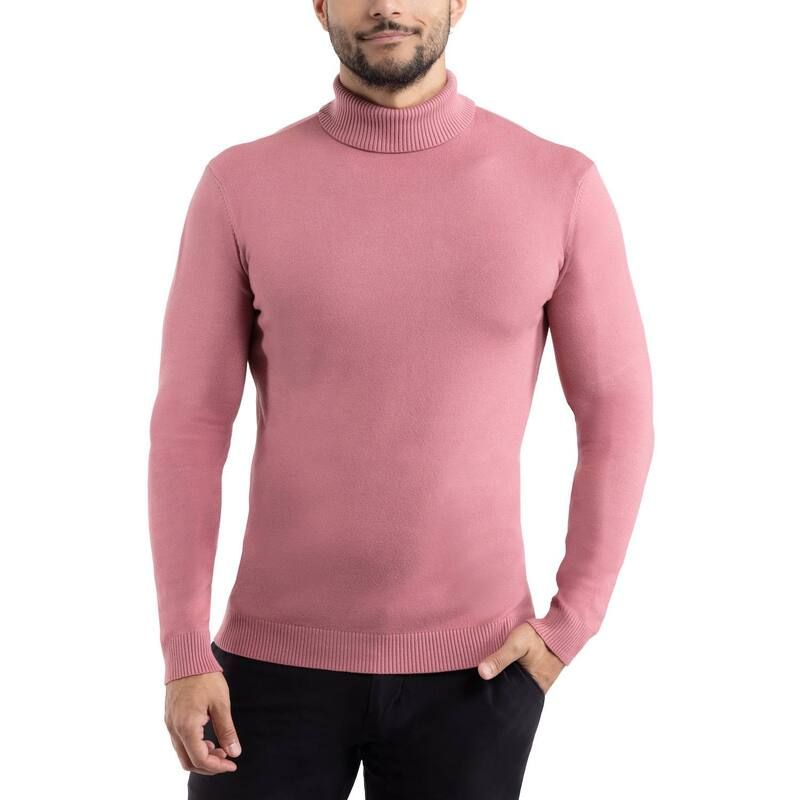 【赤字超特価，高品質】 エックスレイ メンズ トップス Tシャツ タートルネック Mens Xray Turtleneck Dusty Mauve Tシャツ