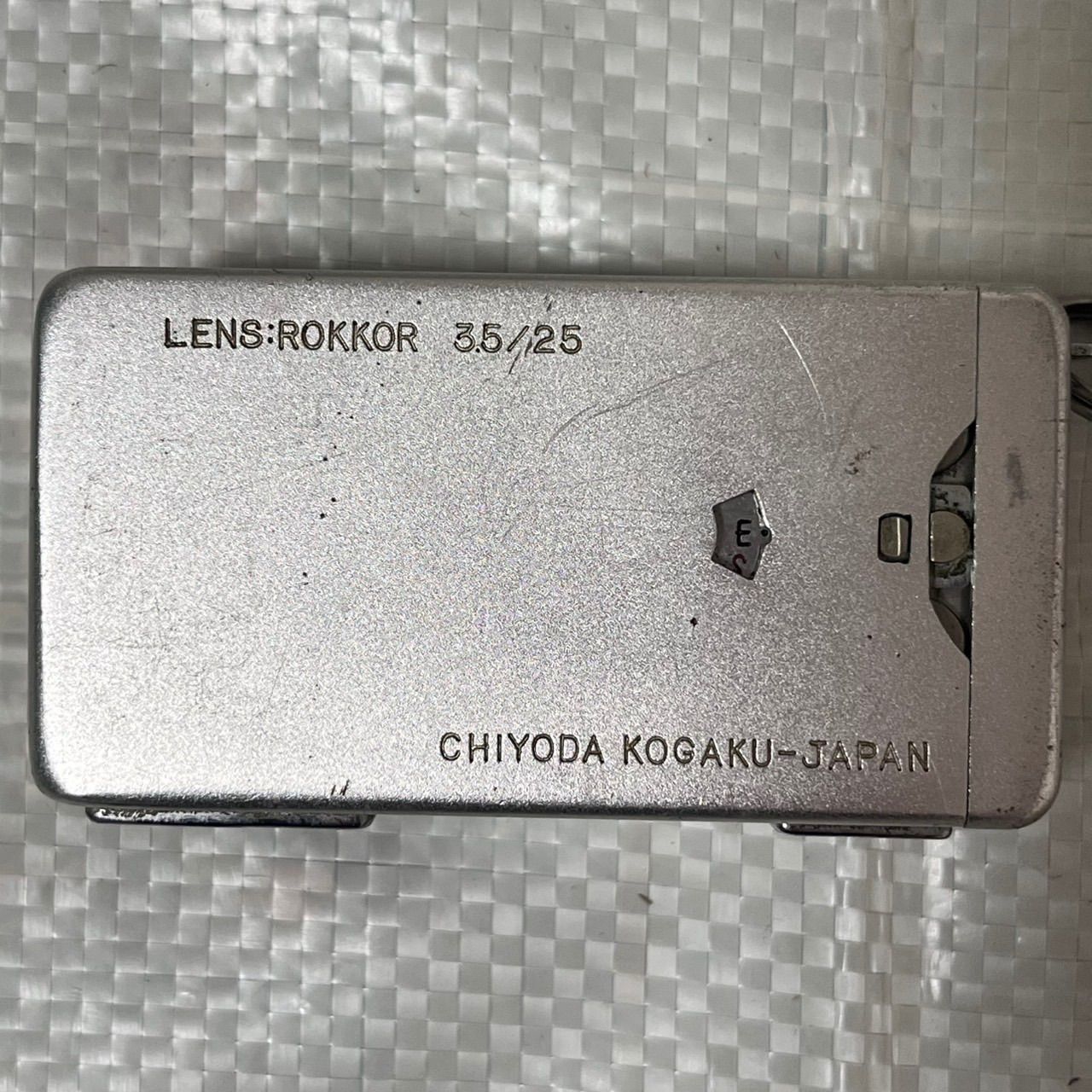 ②-25 動作未確認 Minolta-16 ミノルタ16 ポケットカメラ シルバー