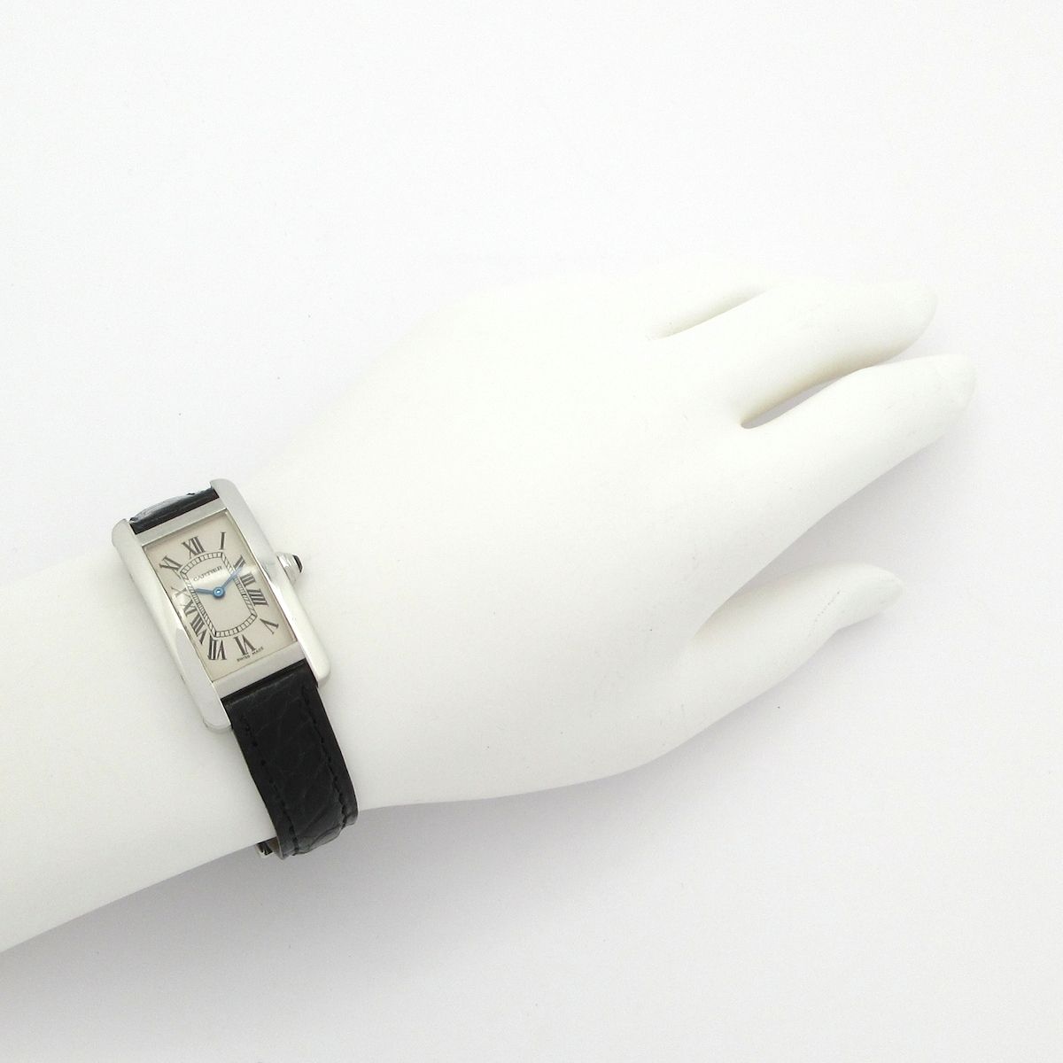Cartier(カルティエ) 腕時計 タンクアメリカンSM W2601956 レディース K18WG×アリゲーターベルト アイボリー 楽天市場】カルティエ Cartier W2601956 タンクアメリカン SM 腕時計