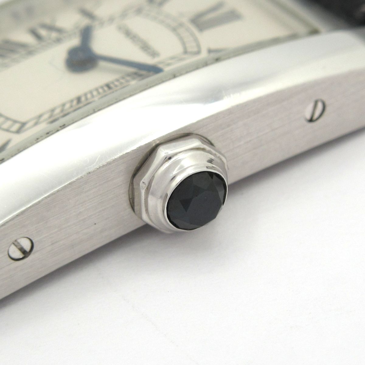 Cartier(カルティエ) 腕時計 タンクアメリカンSM W2601956 レディース K18ＷG/社外ベルト アイボリー 楽天市場】カルティエ Cartier W2601956 タンクアメリカン SM 腕時計