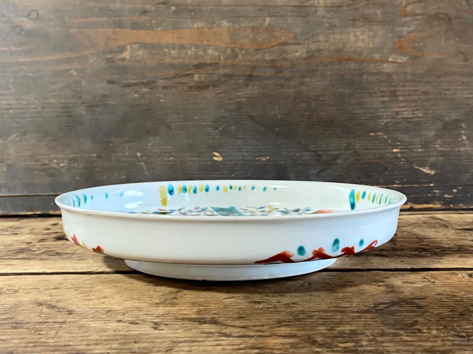 九谷焼 北出不二雄 鶴図 色絵 皿 18cm 共箱なし - メルカリ