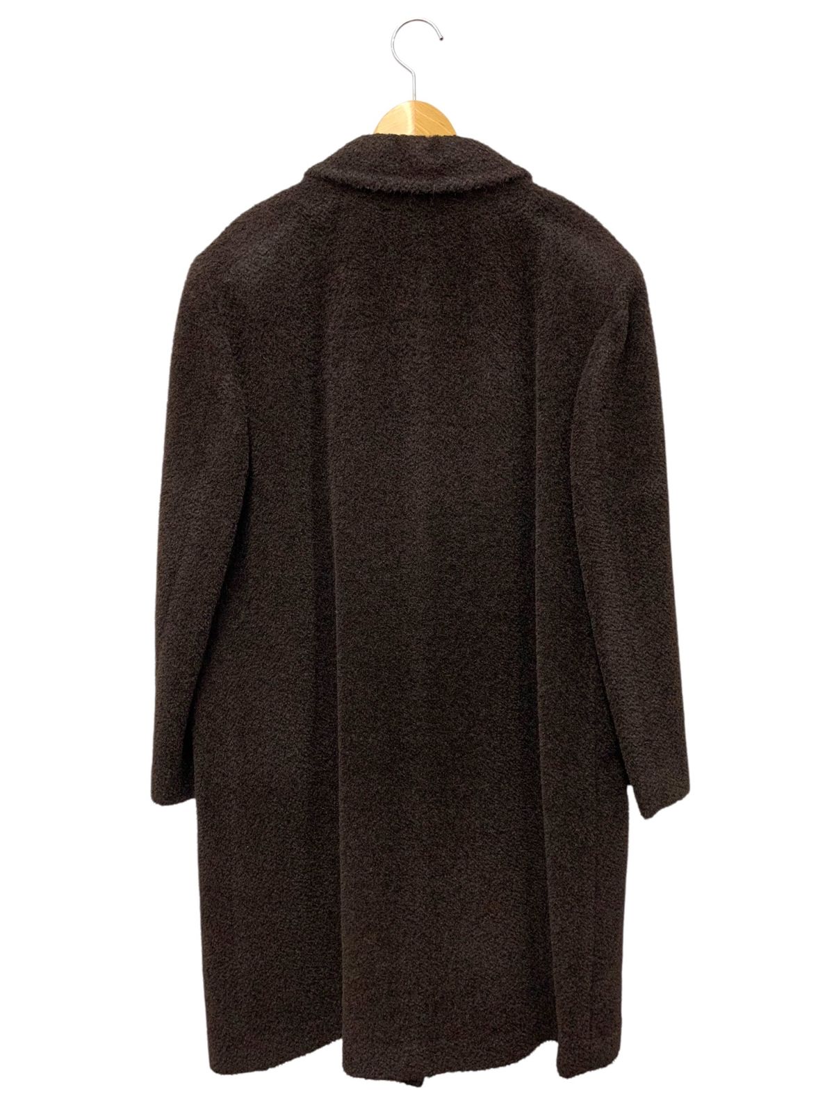 アクアスキュータム 6125185 ステンカラーコート 9 ブラウン アルパカ