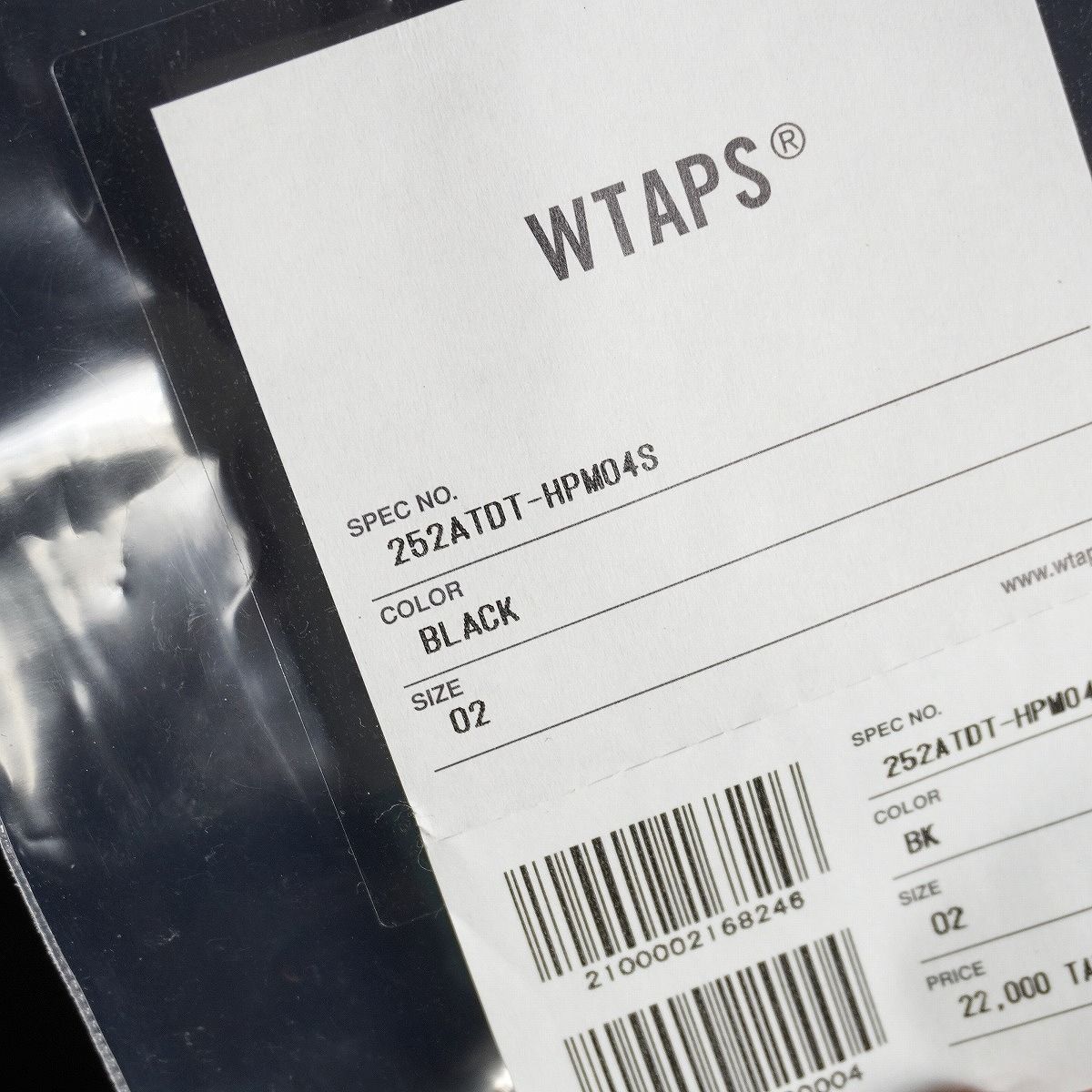 美品 25AW WTAPS ダブルタップス LLW HOODY COTTON 252ATDT-HPM04S 