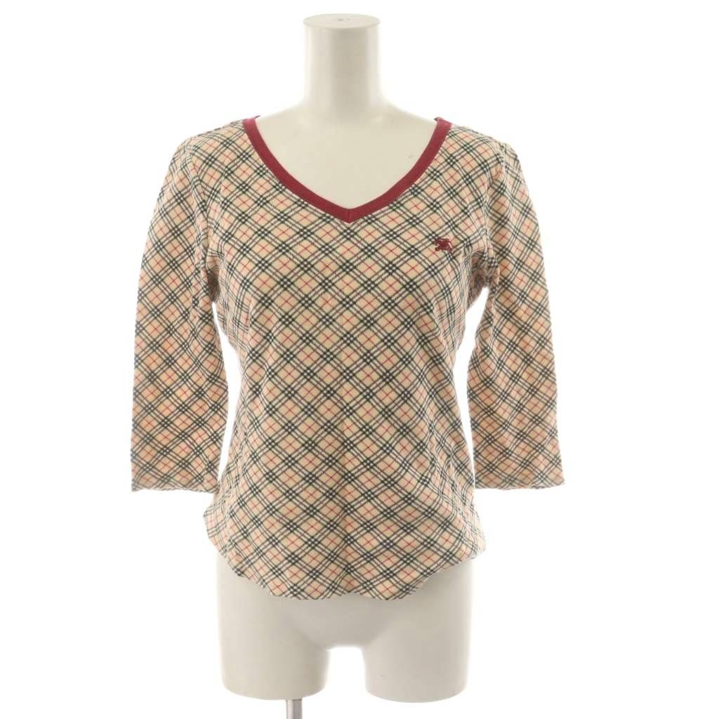 バーバリーブルーレーベル BURBERRY BLUE LABEL カットソー 7分袖