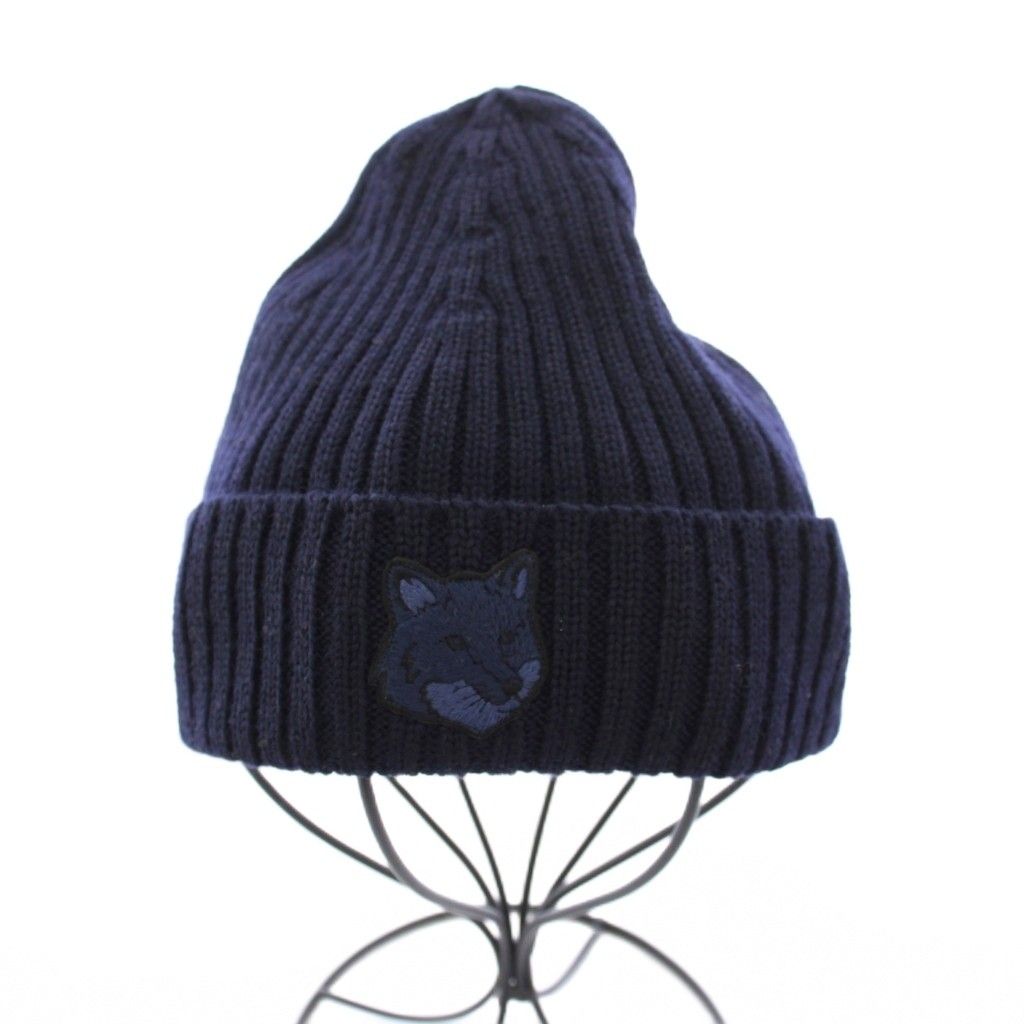 メゾンキツネ MAISON KITSUNE BOLD FOX HEAD BEANIE フォックスヘッド