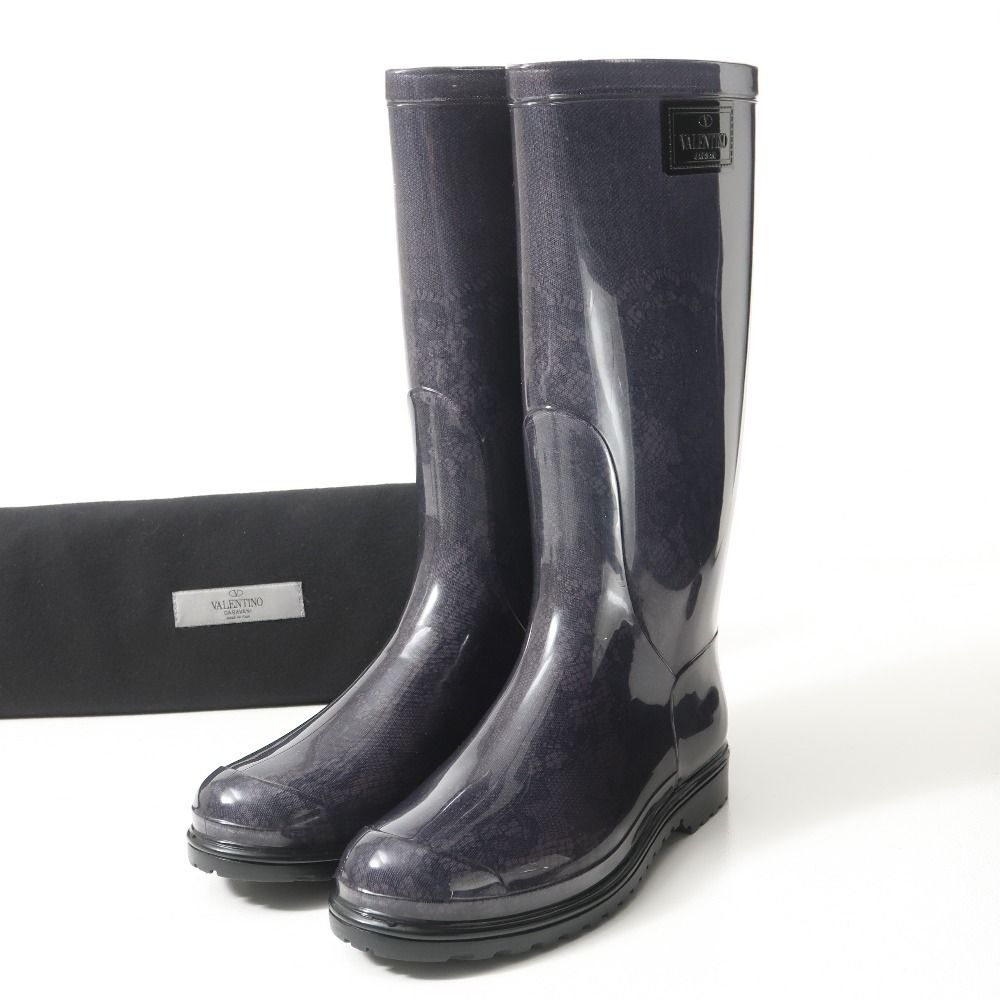 □美品□Valentino Garavani ヴァレンティノ・ガラヴァーニ レイン