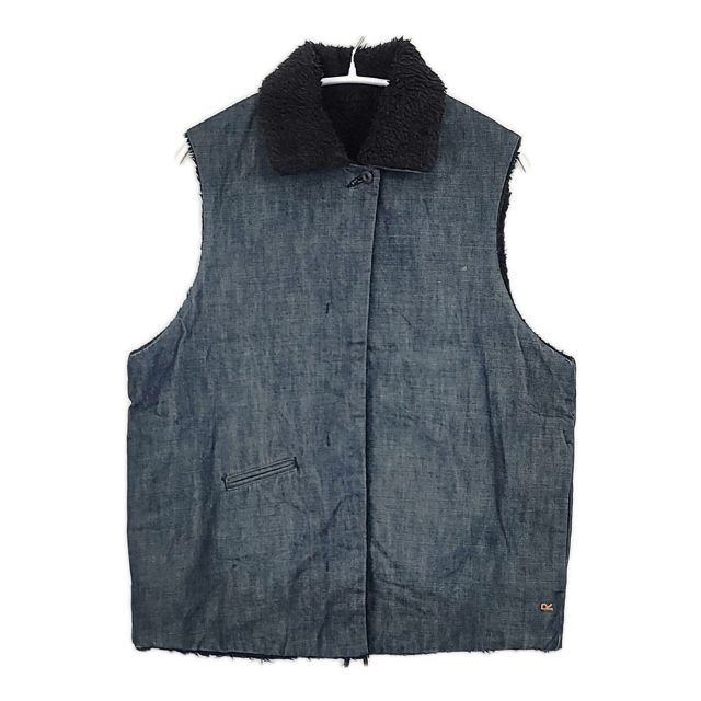 45R/45rpm R by インディゴ 裏ボア リバーシブル ベスト ネイビー