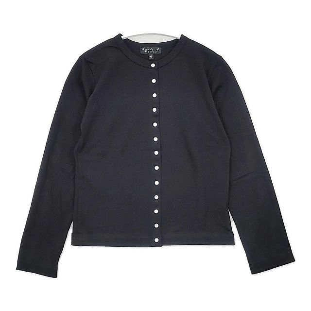 agnes b. スナップボタン キッズ12サイズ カーディガン ブラック