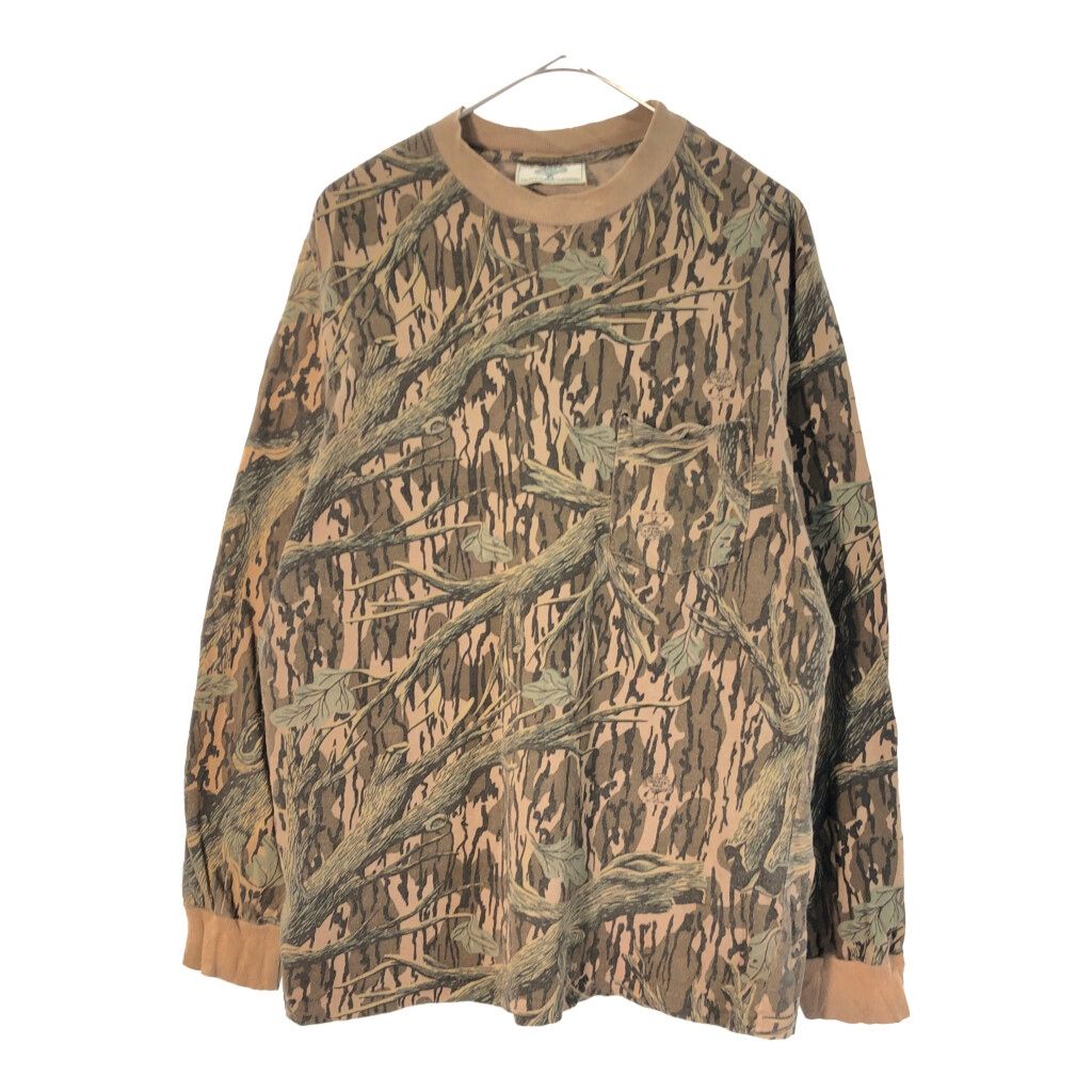 90年代 MOSSY OAK モッシーオーク リアルツリーカモ 長袖Tシャツ