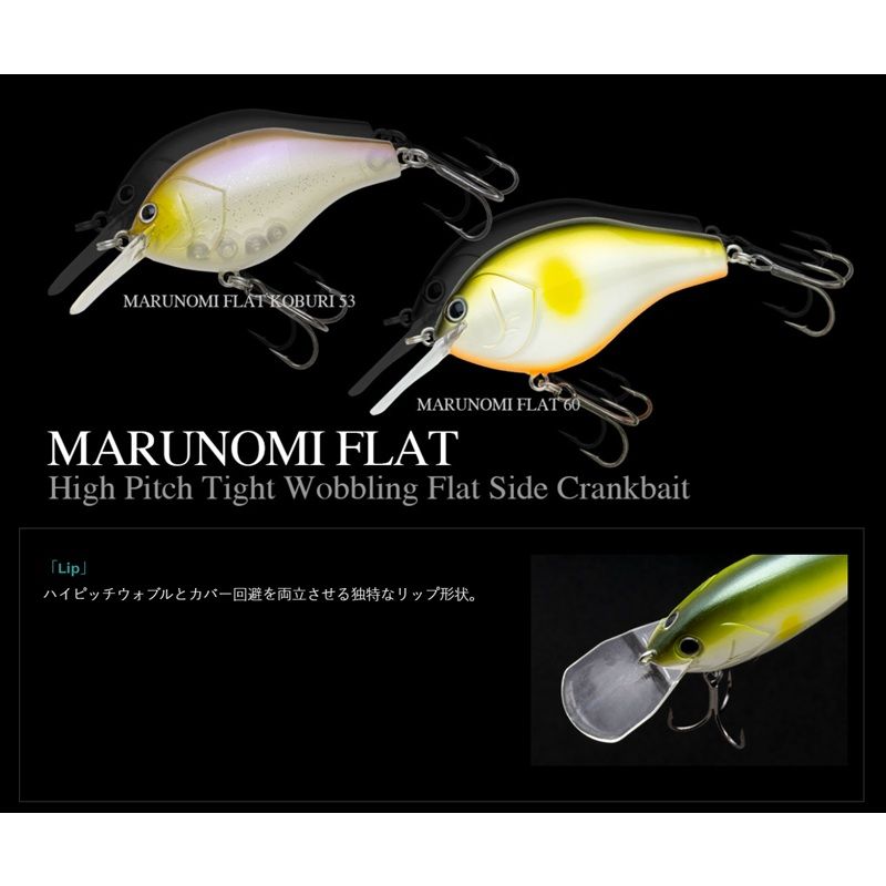 MARUNOMI FLAT 60 ルアー 2個セット 伊藤巧 田辺哲男 【公式通販】