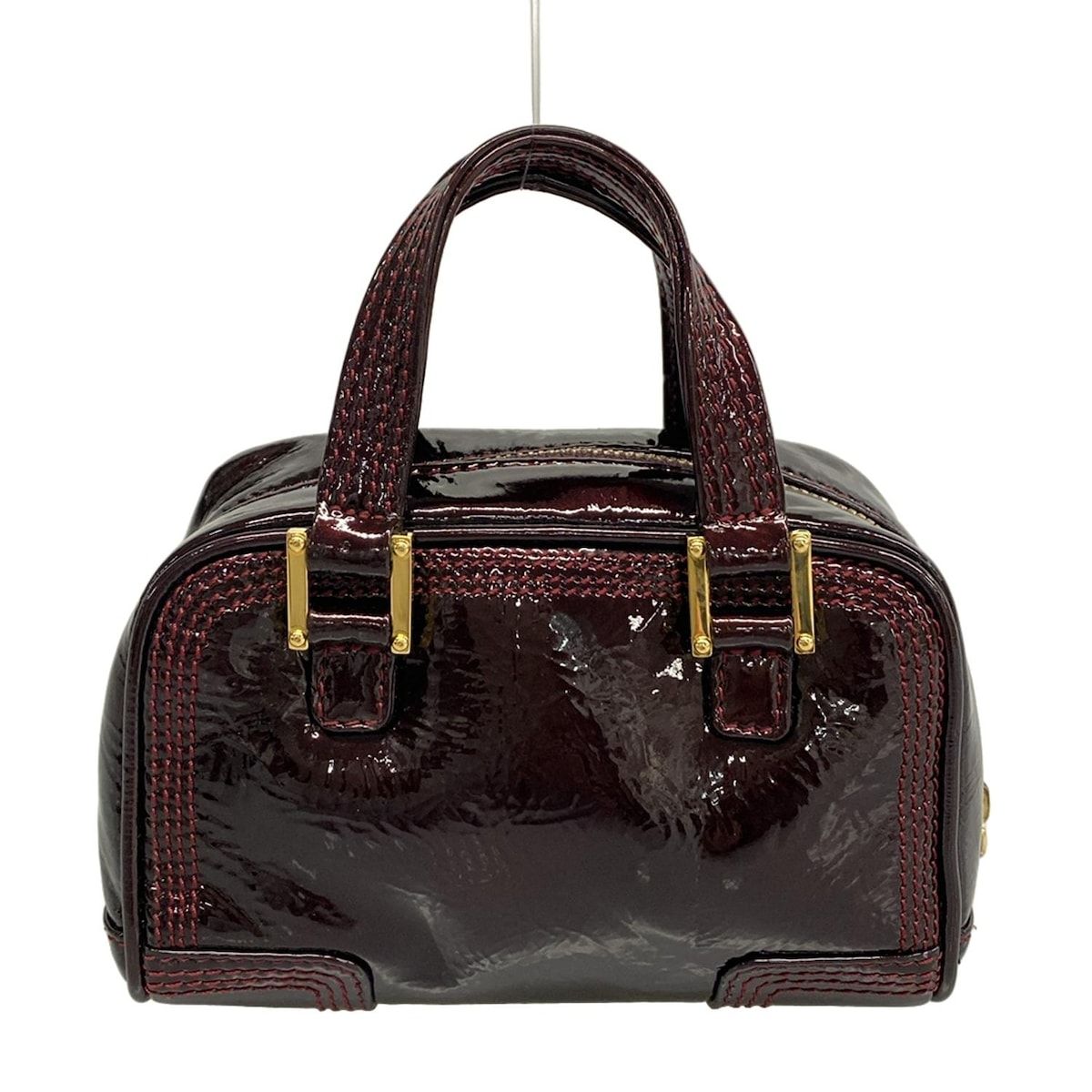 LOEWE(ロエベ) ハンドバッグ マイクロミニ アマソナ ボルドー レザー