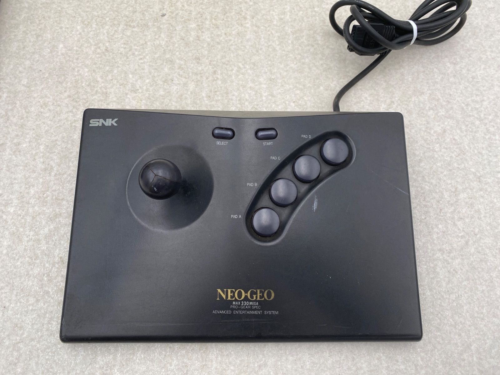 ネオジオ MAX 330 MEGA本体 アーケードスティック×2 【ジャンク