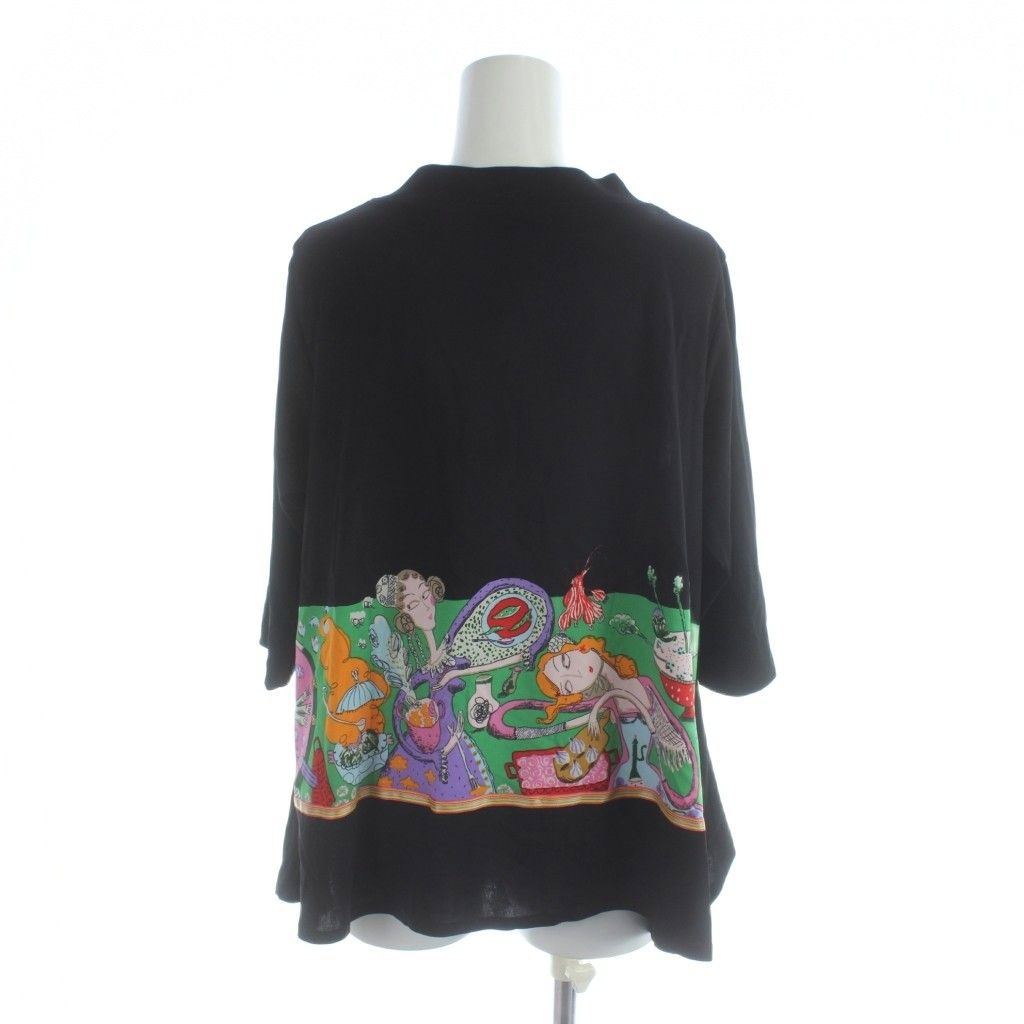 トクコプルミエヴォル TOKUKO 1er VOL カットソー プリント 9 黒