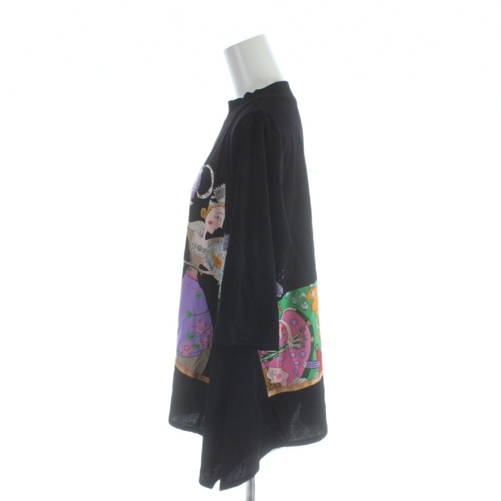 トクコプルミエヴォル TOKUKO 1er VOL カットソー プリント 9 黒