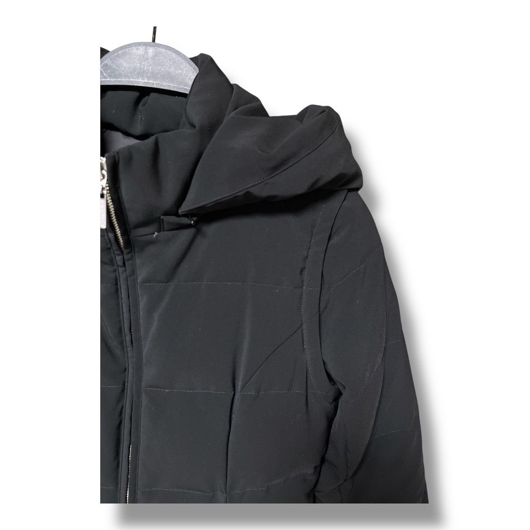 【美品】M-PREMIER ダウンベスト　黒　Lサイズ(38) M-PREMIER COUTURE エムプルミエ クチュール 3way ショートダウン