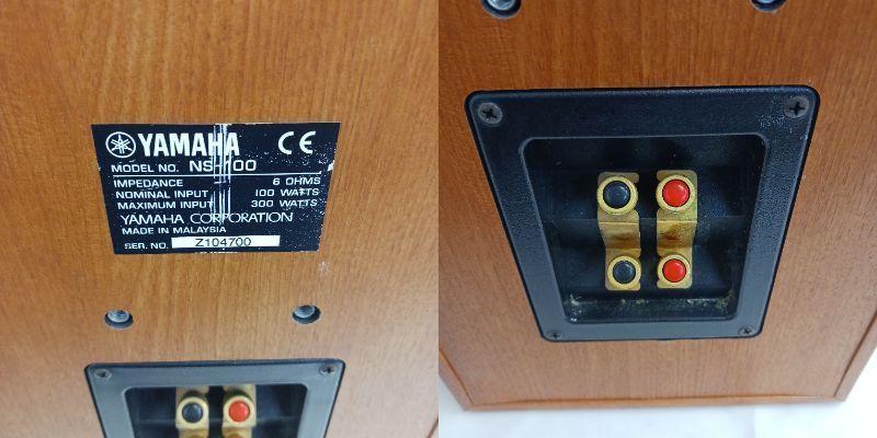 中古品】YAMAHA（ヤマハ）スピーカーシステム NS-100 ペア ジャンク品