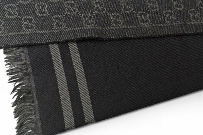 グッチ マフラー GUCCI メンズ ウインタースカーフ ウール100% GG柄
