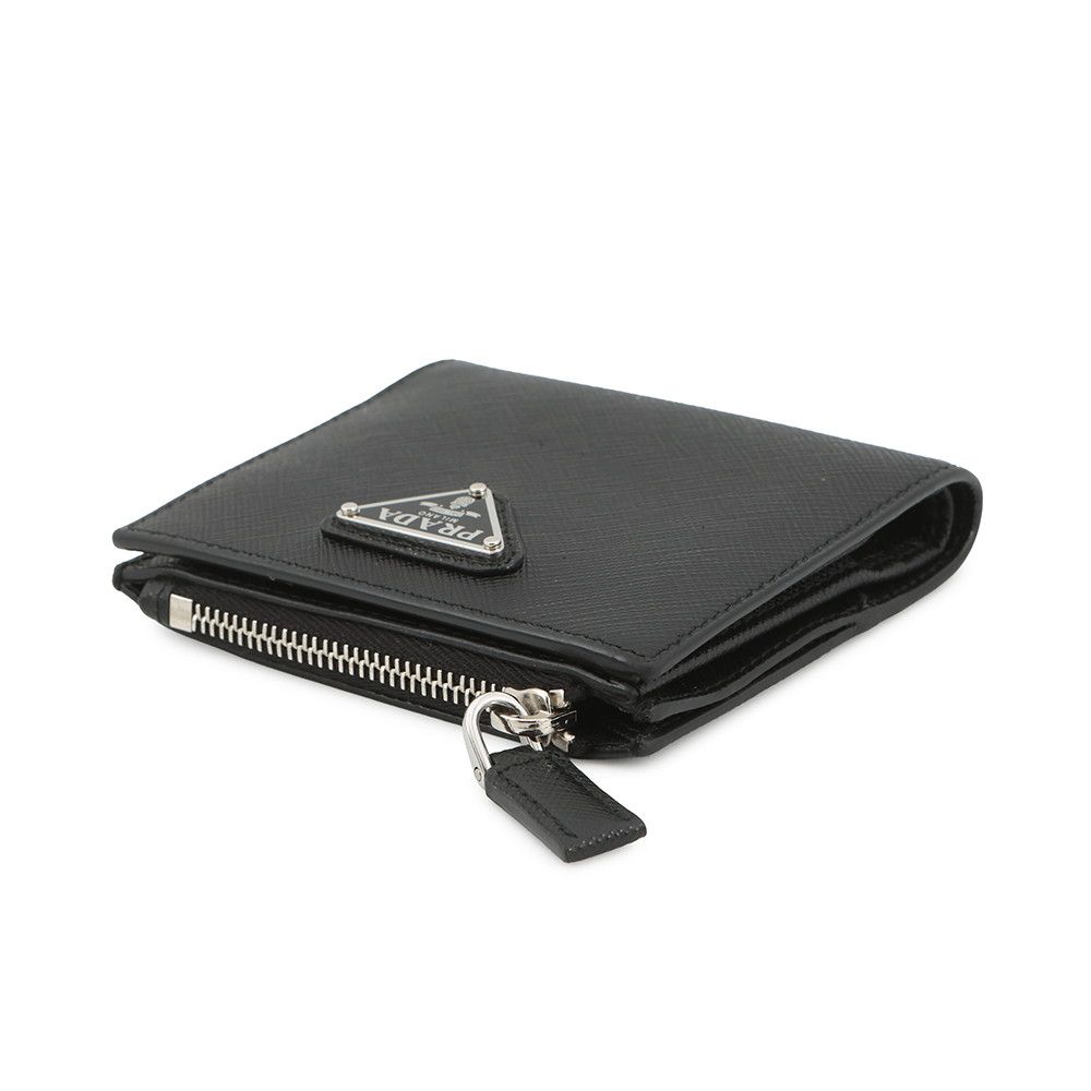 プラダ 二つ折り財布 サフィアーノ トライアングルロゴ 2ML049 PRADA