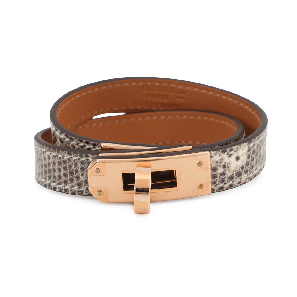 エルメス ブレスレット ケリー ドゥブルトゥール オンブレ/ピンク