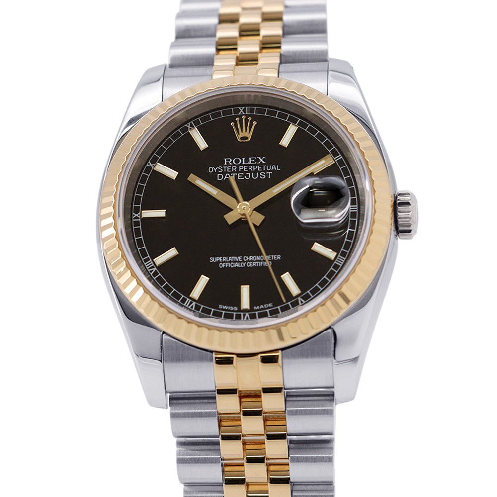 ロレックス デイトジャスト Y番 SS/K18YG コンビ 116233 ROLEX 腕時計