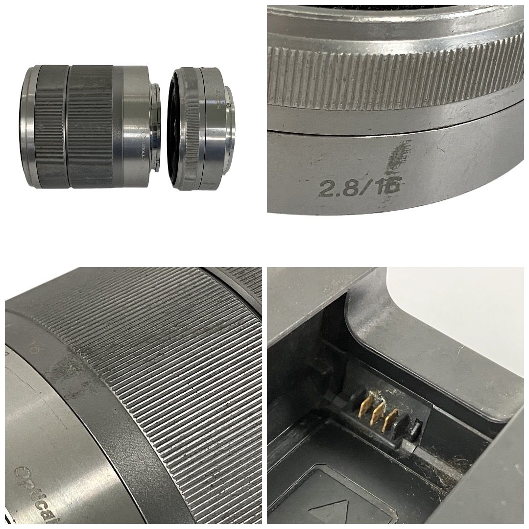 SONY α NEX-5 18-55mm F3.5-5.6 16mm F2.8 ダブルレンズキット ミラー