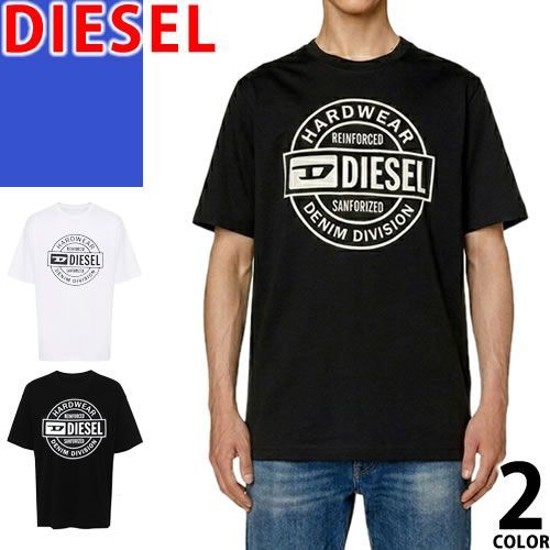 ディーゼル DIESEL Tシャツ メンズ 半袖 ロゴ プリント ブランド
