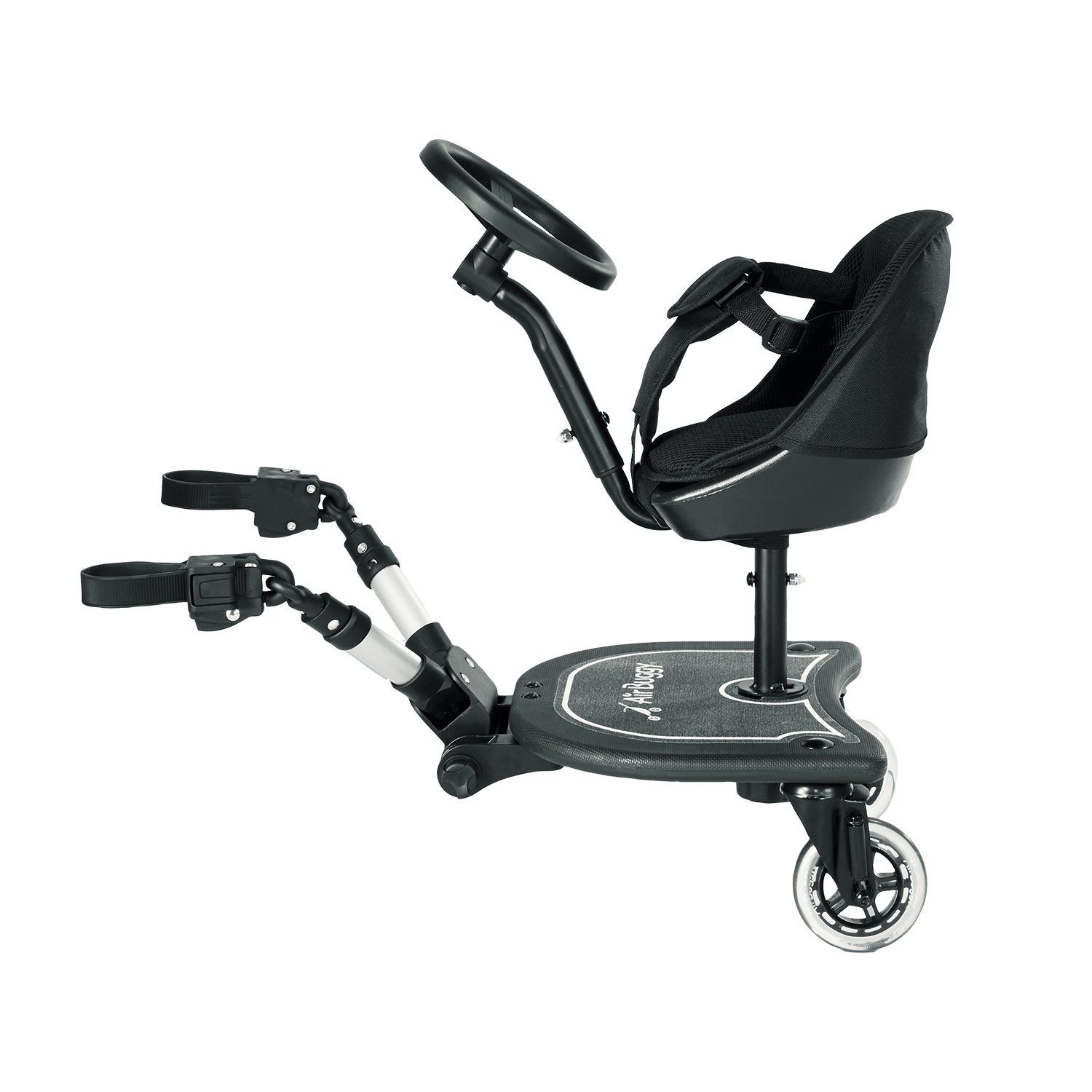  エアバギー 純正ボード 2WAY BOARD 立ち乗りステップ 座る用ハンドル付きイス 一人乗りCOCOシリーズ対応 AB0302 彡 フック付き ベビーカー バギー 外出 移動用品