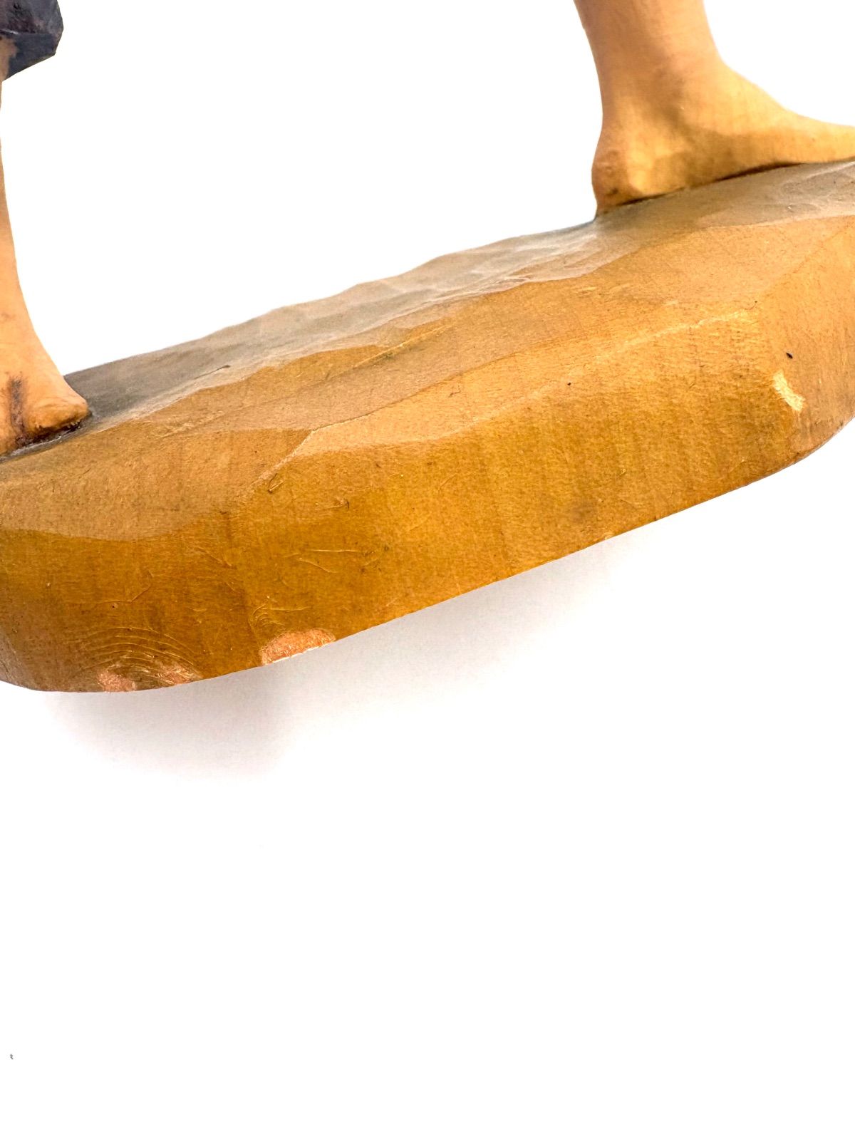 ANRI アンリ 木彫り ぶどうを食べる少年 木彫り人形 アンリ人形 高さ約