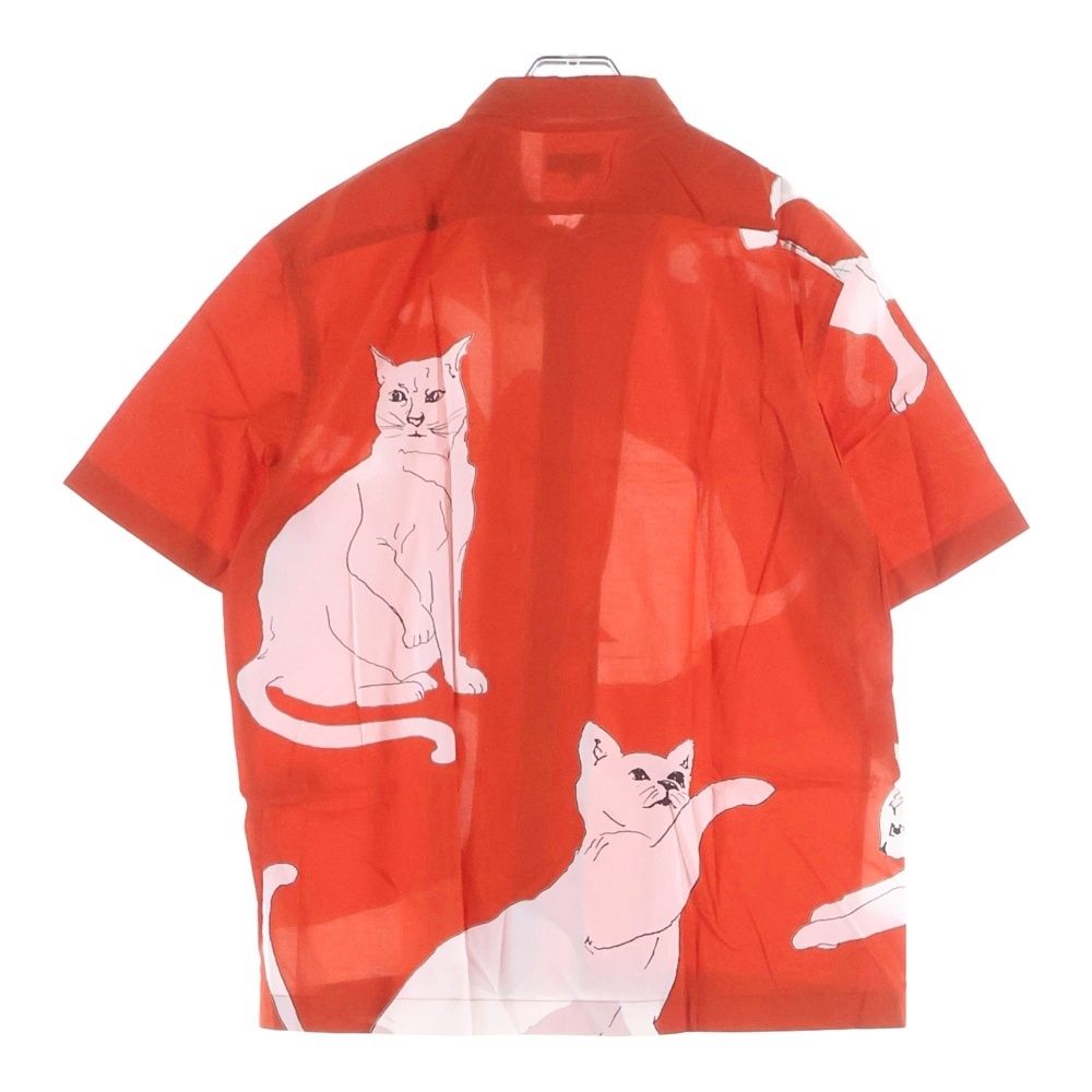 Paul Smith (ポールスミス) 猫総柄プリント コットン 長袖シャツ