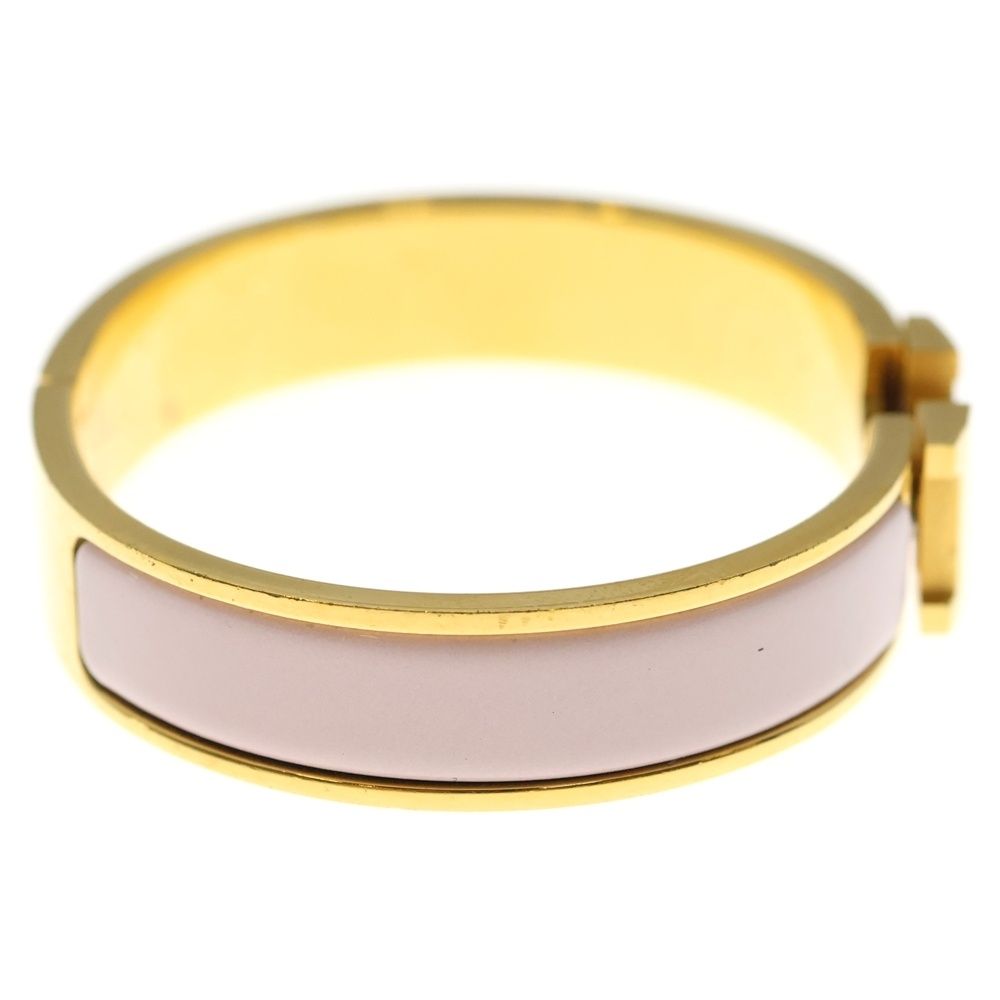 HERMES (エルメス) クリッククラックPM ブレスレット Hバングル ピンク