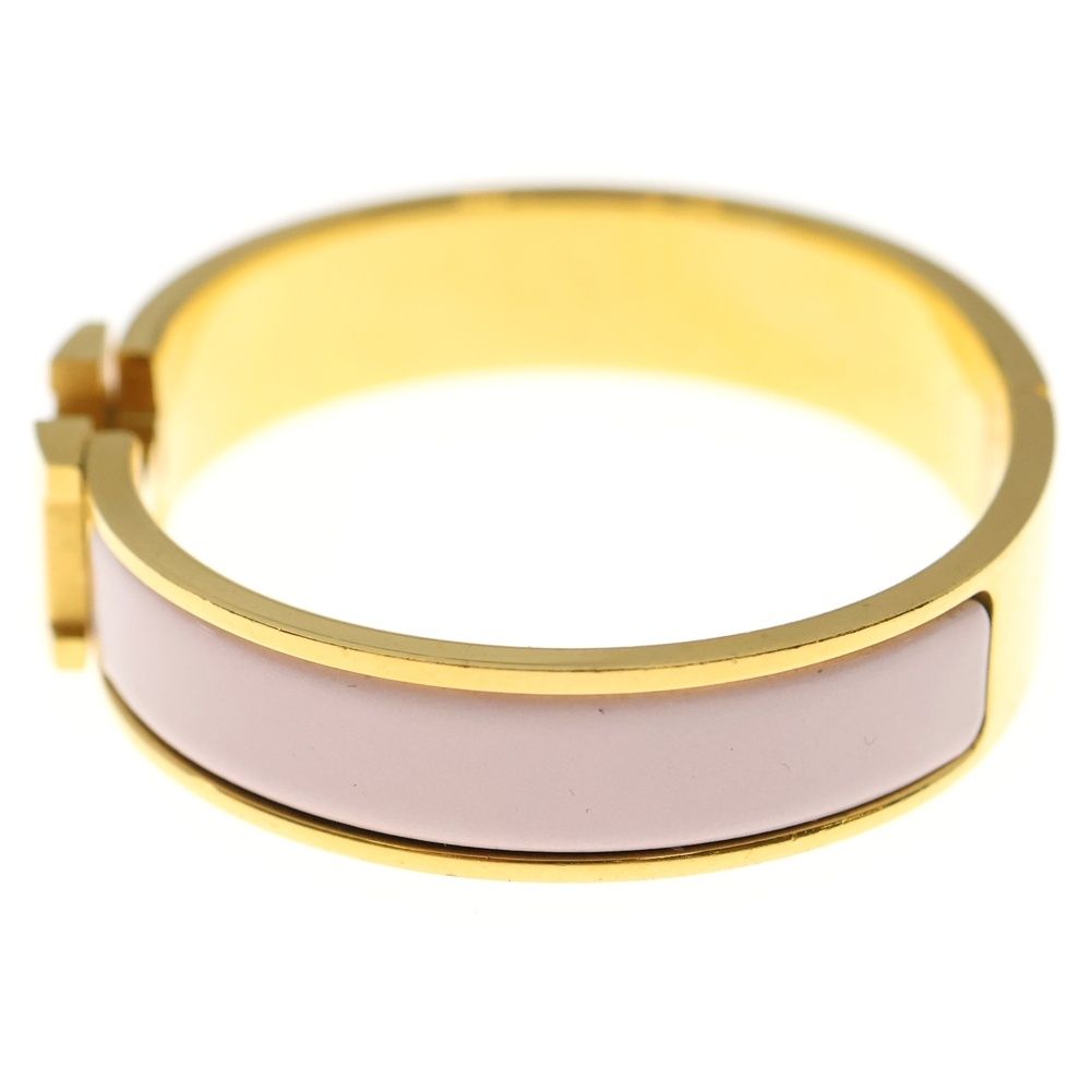 HERMES (エルメス) クリッククラックPM ブレスレット Hバングル ピンク